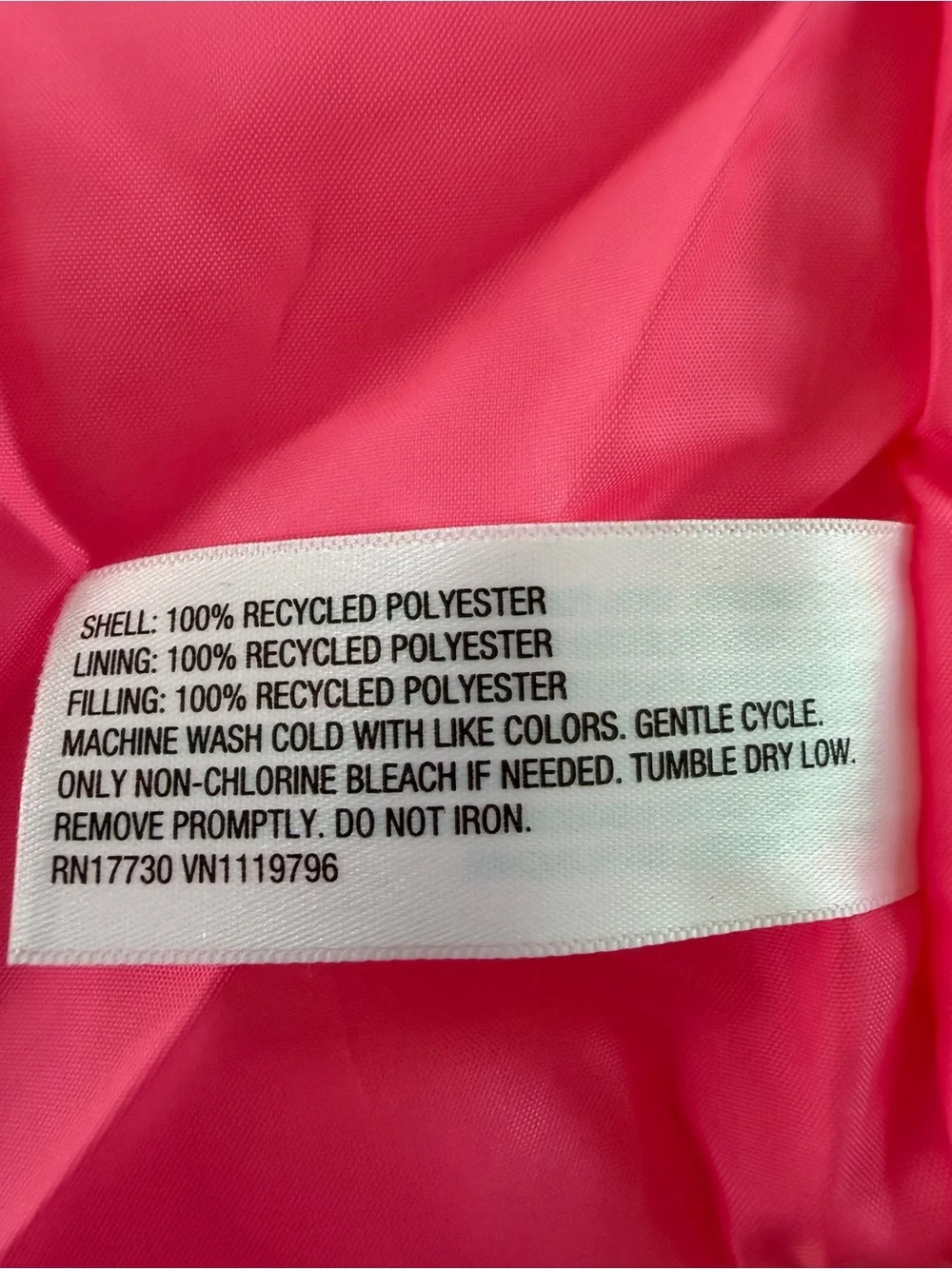 Universal Thread Hot Pink Hooded Puffer Jacket Medium
